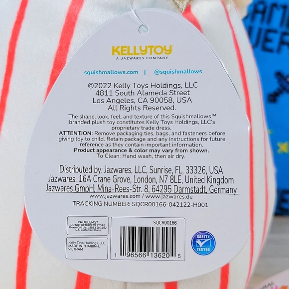 Squishmallow Arnel the Popcorn Bag 7" UltraSoft Stuffed Food Toy Plush NWT - Picture 6 of 6